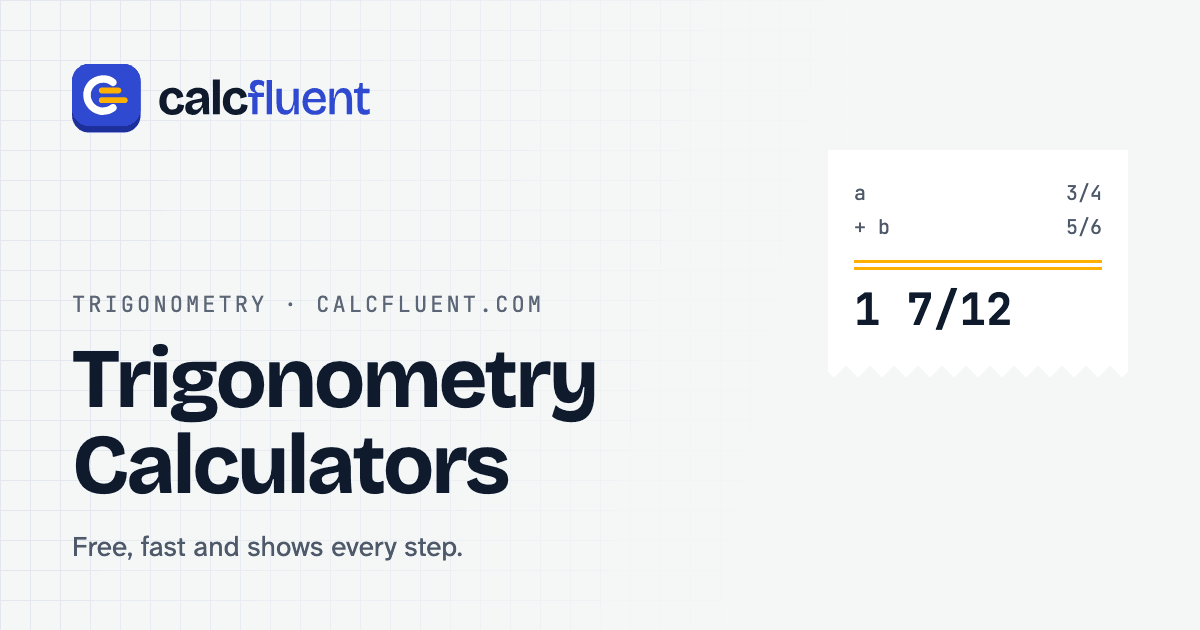 Trig Functions of Pi Calculator – Exact Values | CalcFluent